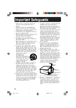 Preview for 4 page of Panasonic Digital Palmcorder PalmSight PV-DV100-K Operating Instructions Manual