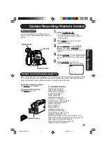 Preview for 33 page of Panasonic Digital Palmcorder PalmSight PV-DV200-K Operating Instructions Manual