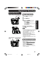 Preview for 37 page of Panasonic Digital Palmcorder PalmSight PV-DV200-K Operating Instructions Manual