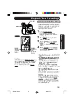 Preview for 39 page of Panasonic Digital Palmcorder PalmSight PV-DV200-K Operating Instructions Manual