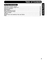 Preview for 7 page of Panasonic Digital Palmcorder PalmSight PV-DV600 Operating Manual