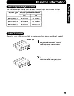 Предварительный просмотр 15 страницы Panasonic Digital Palmcorder PalmSight PV-DV600 Operating Manual