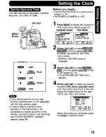 Preview for 19 page of Panasonic Digital Palmcorder PalmSight PV-DV600 Operating Manual