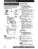 Предварительный просмотр 50 страницы Panasonic Digital Palmcorder PalmSight PV-DV600 Operating Manual