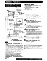 Preview for 62 page of Panasonic Digital Palmcorder PalmSight PV-DV600 Operating Manual