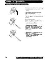 Предварительный просмотр 76 страницы Panasonic Digital Palmcorder PalmSight PV-DV600 Operating Manual