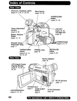 Предварительный просмотр 82 страницы Panasonic Digital Palmcorder PalmSight PV-DV600 Operating Manual