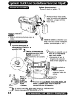 Preview for 88 page of Panasonic Digital Palmcorder PalmSight PV-DV600 Operating Manual