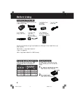 Preview for 6 page of Panasonic Digital Palmcorder PV-DV102-K Operating Instructions Manual