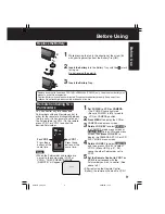 Preview for 9 page of Panasonic Digital Palmcorder PV-DV102-K Operating Instructions Manual