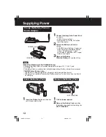 Preview for 12 page of Panasonic Digital Palmcorder PV-DV102-K Operating Instructions Manual