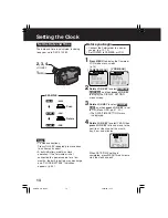 Preview for 14 page of Panasonic Digital Palmcorder PV-DV102-K Operating Instructions Manual