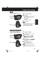 Preview for 19 page of Panasonic Digital Palmcorder PV-DV102-K Operating Instructions Manual