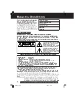 Preview for 2 page of Panasonic Digital Palmcorder PV-DV102 Operating Instructions Manual