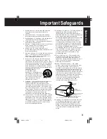 Preview for 3 page of Panasonic Digital Palmcorder PV-DV102 Operating Instructions Manual