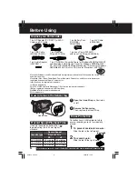 Preview for 6 page of Panasonic Digital Palmcorder PV-DV102 Operating Instructions Manual