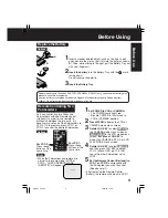 Preview for 9 page of Panasonic Digital Palmcorder PV-DV102 Operating Instructions Manual