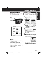 Preview for 15 page of Panasonic Digital Palmcorder PV-DV102 Operating Instructions Manual