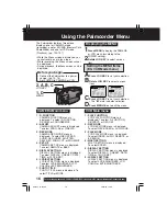 Preview for 16 page of Panasonic Digital Palmcorder PV-DV102 Operating Instructions Manual