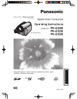 Panasonic DIGITAL Palmcorder PV-GS29 Operating Instructions Manual preview