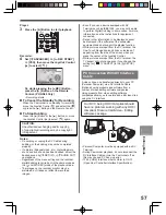 Preview for 57 page of Panasonic DIGITAL Palmcorder PV-GS29 Operating Instructions Manual