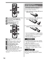 Preview for 14 page of Panasonic DIGITAL Palmcorder PV-GS59 Operating Instructions Manual