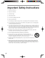 Preview for 4 page of Panasonic Digital Palmcorder PV-GS69 Operating Instructions Manual