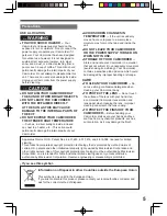 Preview for 5 page of Panasonic Digital Palmcorder PV-GS69 Operating Instructions Manual