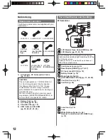 Preview for 12 page of Panasonic Digital Palmcorder PV-GS69 Operating Instructions Manual