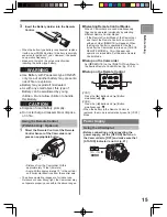 Preview for 15 page of Panasonic Digital Palmcorder PV-GS69 Operating Instructions Manual