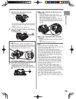 Preview for 19 page of Panasonic Digital Palmcorder PV-GS69 Operating Instructions Manual