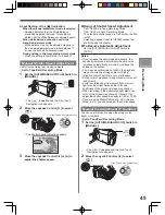 Preview for 45 page of Panasonic Digital Palmcorder PV-GS69 Operating Instructions Manual