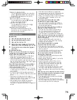 Preview for 75 page of Panasonic Digital Palmcorder PV-GS69 Operating Instructions Manual