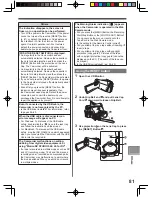 Preview for 81 page of Panasonic Digital Palmcorder PV-GS69 Operating Instructions Manual