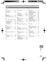 Preview for 85 page of Panasonic Digital Palmcorder PV-GS69 Operating Instructions Manual