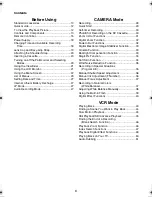 Preview for 8 page of Panasonic Digital Palmcorder PV-GS70 Operating Instructions Manual