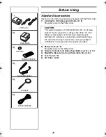 Preview for 10 page of Panasonic Digital Palmcorder PV-GS70 Operating Instructions Manual