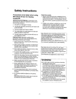 Preview for 4 page of Panasonic Dimension 4 NN-9853 Operation Manual