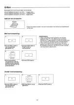 Preview for 23 page of Panasonic Dimension 4 NN-D801 Operating Instructions Manual