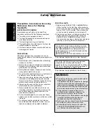 Preview for 2 page of Panasonic Dimension4 NN-C988W Operating Manual And Cook Book