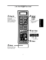 Preview for 11 page of Panasonic Dimension4 NN-C988W Operating Manual And Cook Book