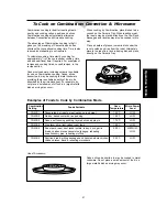 Preview for 21 page of Panasonic Dimension4 NN-C988W Operating Manual And Cook Book