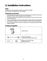 Preview for 9 page of Panasonic DL-S10AE Operating And Installation Instructions