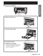 Preview for 31 page of Panasonic DLP PT-D12000E Operating Instructions Manual