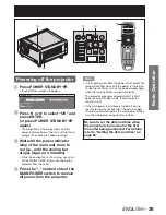 Preview for 39 page of Panasonic DLP PT-D12000E Operating Instructions Manual