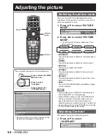 Preview for 54 page of Panasonic DLP PT-D12000E Operating Instructions Manual