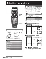 Preview for 60 page of Panasonic DLP PT-D12000E Operating Instructions Manual