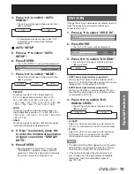 Preview for 73 page of Panasonic DLP PT-D12000E Operating Instructions Manual