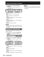 Preview for 76 page of Panasonic DLP PT-D12000E Operating Instructions Manual