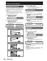 Preview for 78 page of Panasonic DLP PT-D12000E Operating Instructions Manual